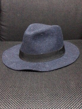 「no brand（ノーブランド）のアイテム（ハット、ブルー系）」を使った、WCCFさん（メンズ・170cm）の冬コーディネート