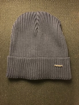 「niko and...（ニコアンド）のアイテム（ニットキャップ/ビーニー、ブルー系）」を使った、WCCFさん（メンズ・170cm）の冬コーディネート