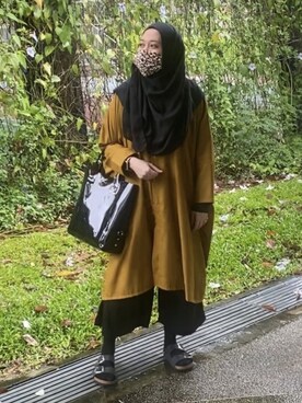 「ZALORA（-）のアイテム」を使った、Anaさん（レディース・165cm）の冬コーディネート