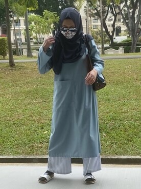 「ZALORA（-）のアイテム」を使った、Anaさん（レディース・165cm）の冬コーディネート