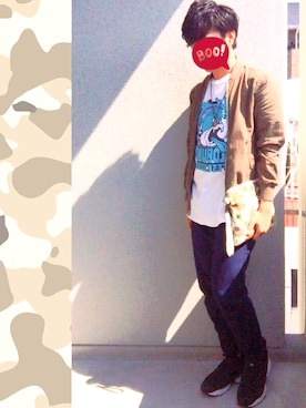 「MOBSTYLES（モブスタイル）のアイテム」を使った、naokiさん（メンズ・167cm）の春コーディネート