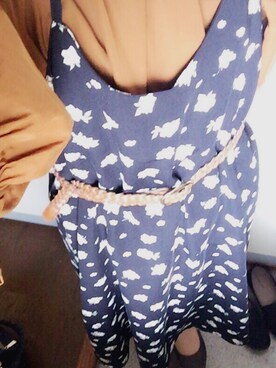 「UNIQLO（ユニクロ）のアイテム（トップス、ブラウン系）」を使った、°＊さり＊°さん（レディース）の秋コーディネート