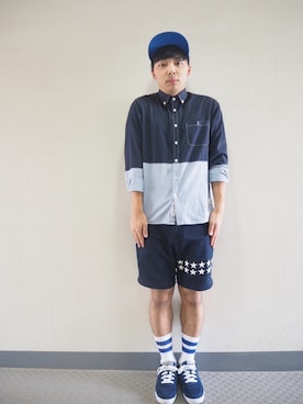 うるぐすさん（メンズ・171cm）の夏コーディネート