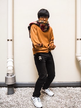 うるぐすさん（メンズ・171cm）の冬コーディネート