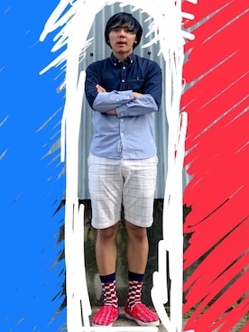 うるぐすさん（メンズ・171cm）の夏コーディネート