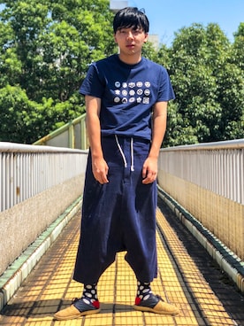 「SETTING CRACKS（セッティングクラックス）のアイテム（シューズ）」を使った、うるぐすさん（メンズ・171cm）の秋コーディネート