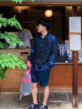 うるぐすさん（メンズ・171cm）の夏コーディネート