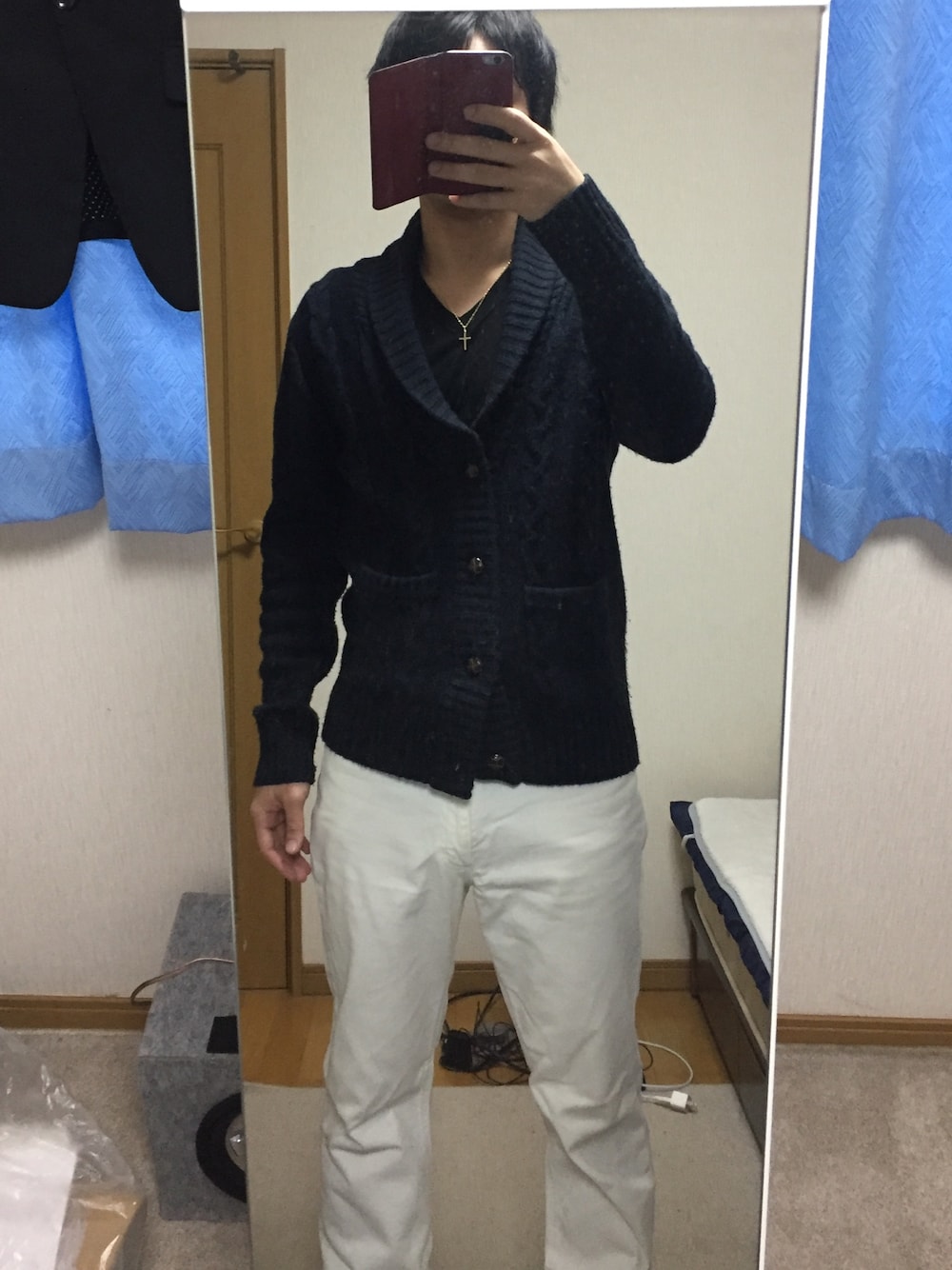 「AVALANCHEのアイテム（ネックレス、ゴールド系）」を使った、(￣▽￣)さん（メンズ・174cm）の春コーディネートの1枚目の写真