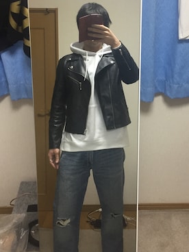 「Vicci（ビッチ）のアイテム」を使った、(￣▽￣)さん（メンズ・175cm）の春コーディネート