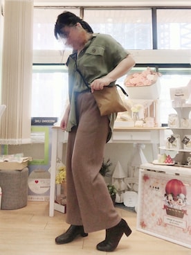 ふみかさん(レディース・163cm)の秋コーディネート