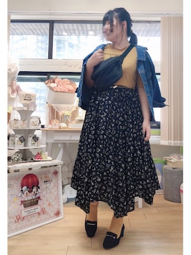 「のんびり」｜ふみかさん（レディース・163cm）の秋コーディネート