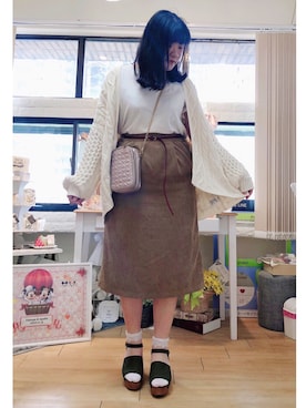 「のんびり」｜ふみかさん（レディース・163cm）の秋コーディネート