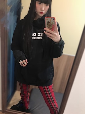 「CONVEX（コンベックス）のアイテム」を使った、蚕子さん（レディース・157cm）の秋コーディネート