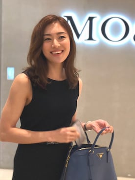 「theory（セオリー）のアイテム（ワンピース/ドレス）」を使った、Rita Zhangさん（レディース・162cm）の春コーディネート