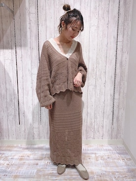 azusaさん（レディース・143cm）の春コーディネート