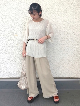 azusaさん（レディース・143cm）の夏コーディネート