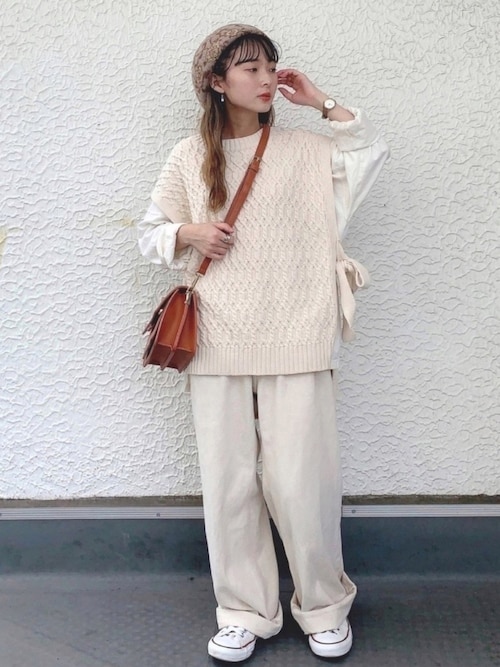 店員azusa Crisp的背心外套搭配 Wear