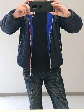 「THE SHOP TK （ザ ショップ ティーケー ）のアイテム（ダウンジャケット/コート）」を使った、だいすけさん（メンズ・172cm）の冬コーディネート