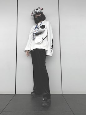 「CIVARIZE（シヴァーライズ）のアイテム（トップス）」を使った、axxu091さん（レディース・163cm）の秋コーディネート