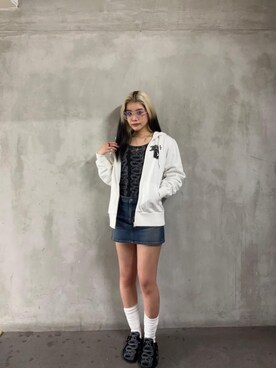 「でにむ」｜「アイテム（サンダル）」を使った、★nana★さん（レディース・160cm）の冬コーディネート