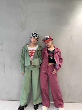 「でにむ」｜「アイテム（デニムジャケット）」を使った、★nana★さん（レディース・160cm）の冬コーディネート