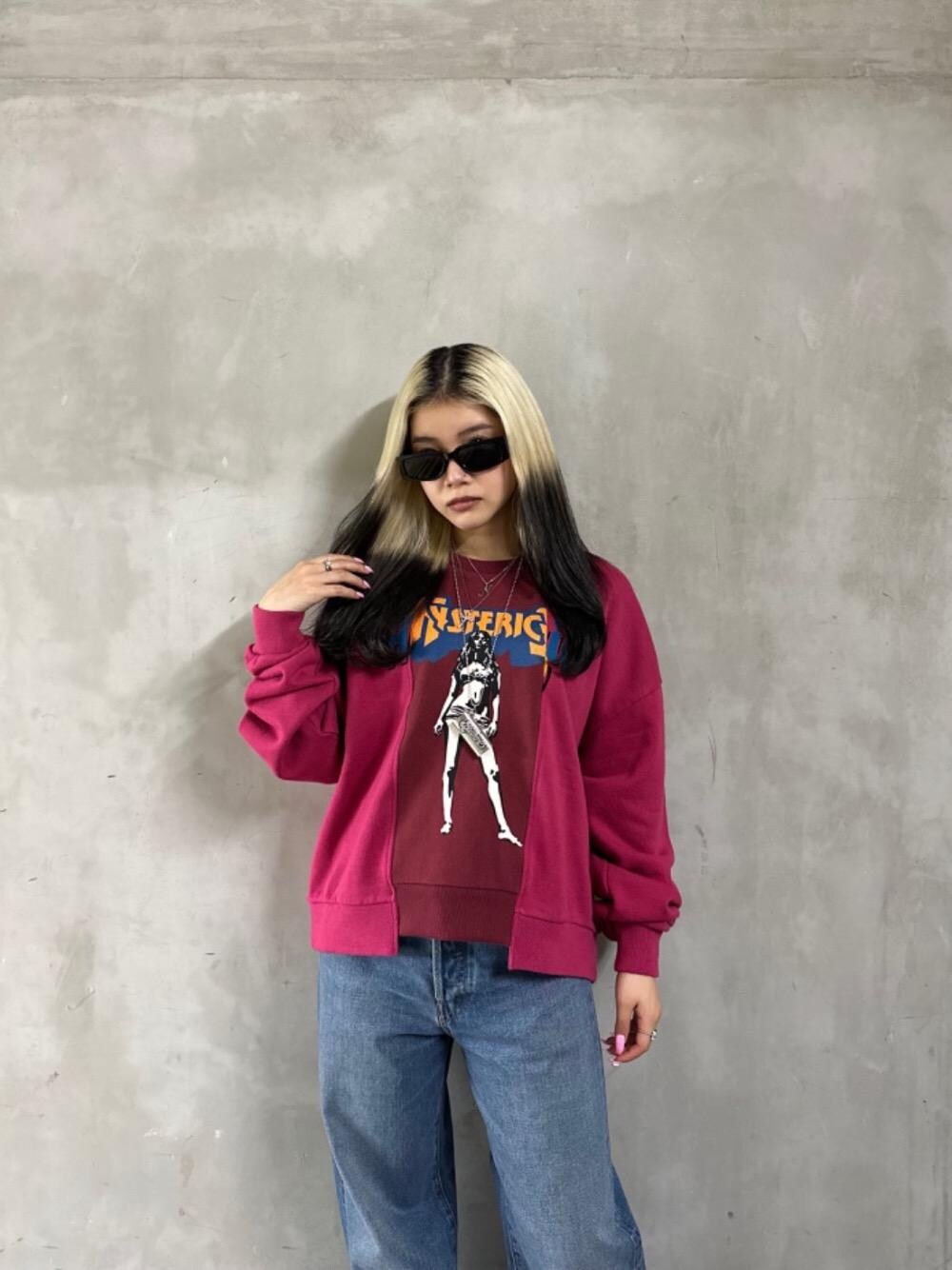 #古着 #ビンテージ　#スウェット#ヒスガール　#裏起毛　#ヒステリックグラマー HYSTERIC GLAMOUR（ヒステリックグラマー）の「HYS ROCKERS