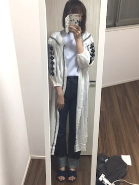 「701」｜「アイテム（ワンピース/ドレス）」を使った、あきこさん（レディース・171cm）の夏コーディネート