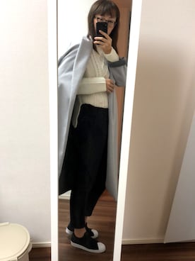 「ENFOLD（エンフォルド）のアイテム（その他アウター）」を使った、あきこさん（レディース・171cm）の秋コーディネート