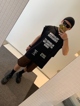 「新作」｜「アイテム（アナログ腕時計）」を使った、hiroさん（メンズ・171cm）の春コーディネート