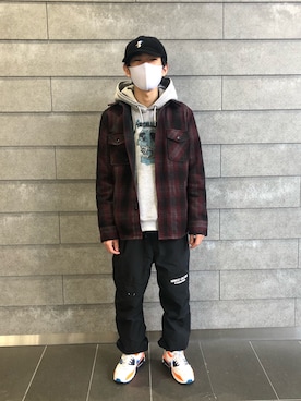 「no brand（ノーブランド）のアイテム（チェスターコート）」を使った、まっちゃんさん（メンズ・164cm）の秋コーディネート
