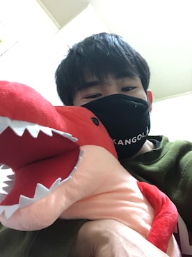 「アイテム（雑貨/ホビー、レッド系）」を使った、まっちゃんさん（メンズ・164cm）の冬コーディネート
