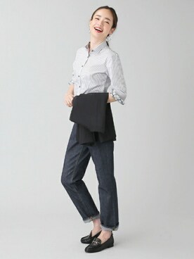 「ぷーさん」｜TOKYO_SHIRTSさん（レディース・173cm）の冬コーディネート