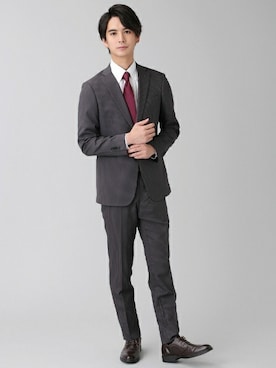 「アイテム（フォーマルスーツ/小物）」を使った、TOKYO_SHIRTSさん（メンズ・181cm）の冬コーディネート