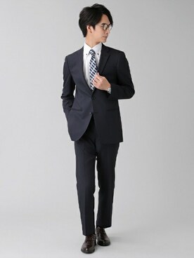 「新生活」｜TOKYO_SHIRTSさん（メンズ・183cm）の冬コーディネート