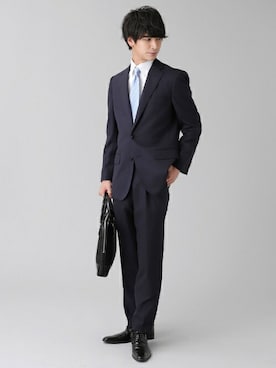「新生活」｜TOKYO_SHIRTSさん（メンズ・183cm）の冬コーディネート