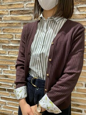 「ワーママコーデ」｜TOKYO_SHIRTSさん（メンズ・156cm）の冬コーディネート