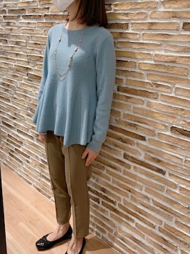 「春ニット」｜TOKYO_SHIRTSさん（レディース・156cm）の冬コーディネート