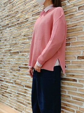 「春ニット」｜TOKYO_SHIRTSさん（レディース・156cm）の冬コーディネート