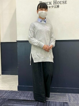 「春ニット」｜TOKYO_SHIRTSさん（レディース・160cm）の冬コーディネート