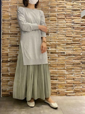 「春ニット」｜TOKYO_SHIRTSさん（レディース・156cm）の春コーディネート