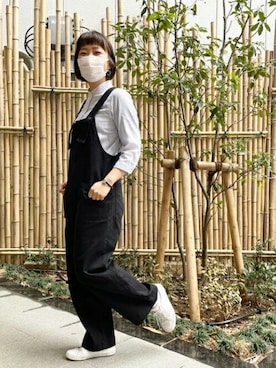 「アイテム（ビジネスシャツ）」を使った、TOKYO_SHIRTSさん（レディース・162cm）の春コーディネート