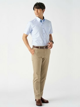 「アイテム（ビジネスシャツ）」を使った、TOKYO_SHIRTSさん（メンズ・180cm）の春コーディネート