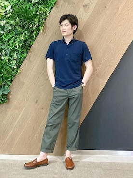 「ビズポロ」｜TOKYO_SHIRTSさん（メンズ・175cm）の春コーディネート
