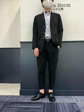 「インナー付き」｜TOKYO_SHIRTSさん（メンズ・173cm）の夏コーディネート