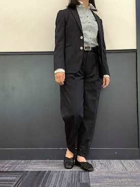 「ビジネスコーデ」｜TOKYO_SHIRTSさん（レディース・160cm）の秋コーディネート
