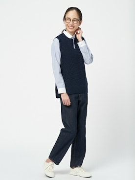 「アイテム（ベスト）」を使った、TOKYO_SHIRTSさん（レディース・173cm）の秋コーディネート