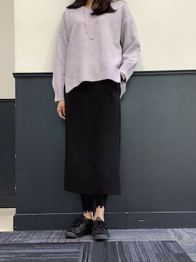 「ラベンダー」｜TOKYO_SHIRTSさん（レディース・167cm）の秋コーディネート