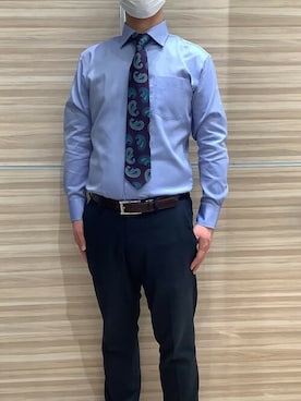 「アイテム（フォーマルスーツ/小物）」を使った、TOKYO_SHIRTSさん（メンズ・172cm）の冬コーディネート