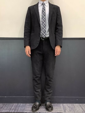 「成人式」｜TOKYO_SHIRTSさん（メンズ・173cm）の冬コーディネート
