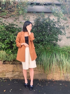 古屋美咲さん（レディース・166cm）の春コーディネート